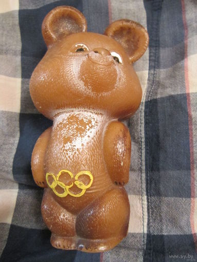 Мишка олимпийский . Пластик