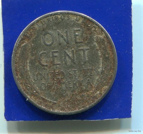 США 1 цент 1943 D , Денвер , Стальной цент