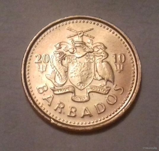 5 центов, Барбадос 2010 г., AU