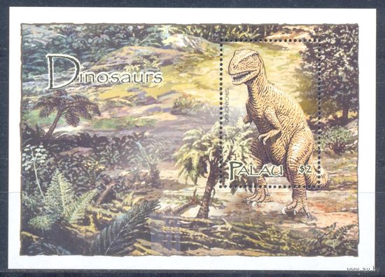 Палау 2004 Фауна. Динозавры, блок