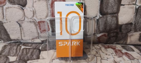 Бамперы Techo spark 10 прозрачные 2 шт.