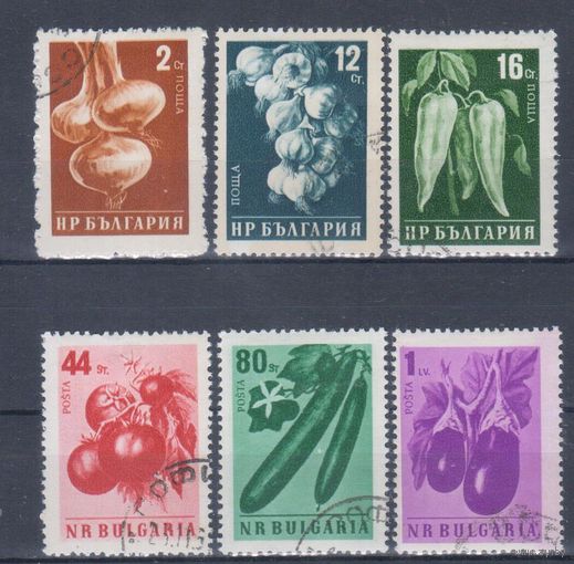 [1463] Болгария 1958. Флора.Овощи. Гашеная серия.