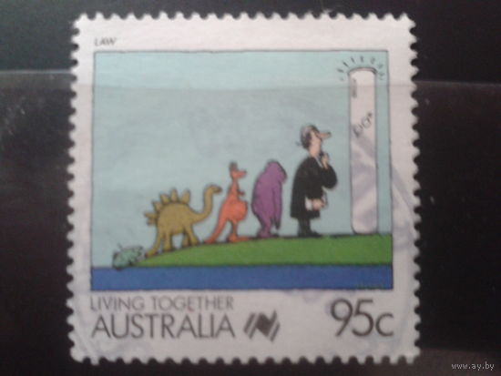 Австралия 1988 Законы, комикс 95 центов