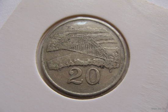 Зимбабве. 20 центов 1980 год КМ#4