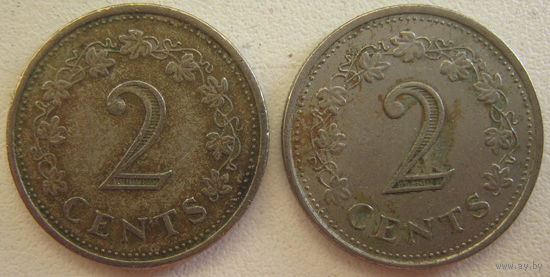 Мальта 2 цента 1976 г. Цена за 1 шт. (gl)