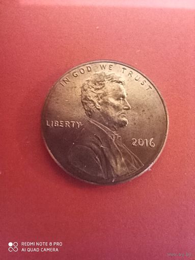 1 цент 2016, США