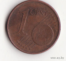 1 евроцент 2002 год