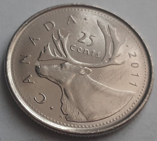 Канада 25 центов, 2011
