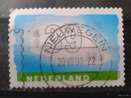Нидерланды 2001 Стандарт, переход на Евро-валюту (2 валюты)