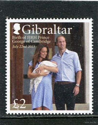 Гибралтар. Рождение принца Джорджа Кембриджского