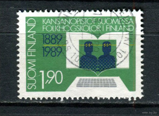 Финляндия - 1989 - 100-летие средних школ в Финляндии - [Mi. 1095] - полная серия - 1 марка. Гашеная.  (Лот 132BF)
