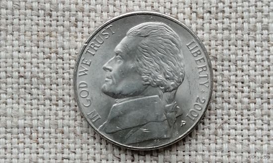 США 5 центов 2001/ Р