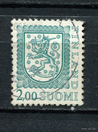 Финляндия - 1990 - Герб - [Mi. 1103] - полная серия - 1 марка. Гашеная.  (Лот 149BG)