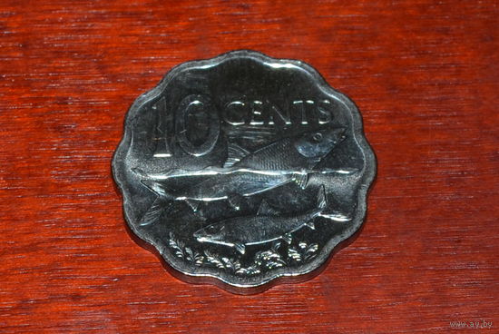 Багамы 10 центов 2010