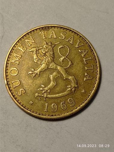 Финляндия 50 пенни 1969 года .