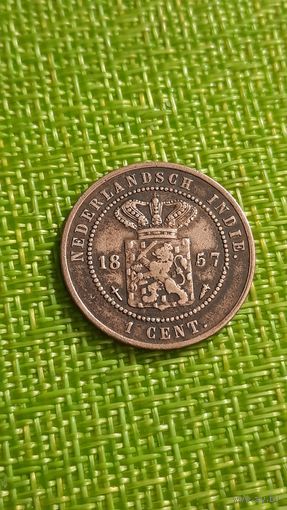 Нидерландская Индия 1 цент 1857 г