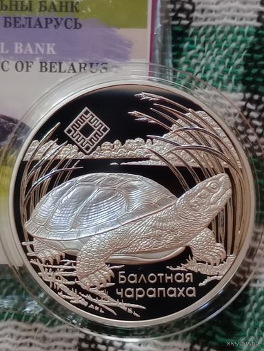 Беларусь 20 рублей 2010 болотная черепаха