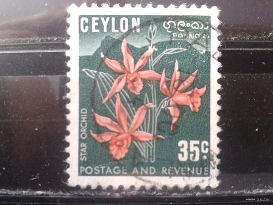 Цейлон 1952 Орхидеи