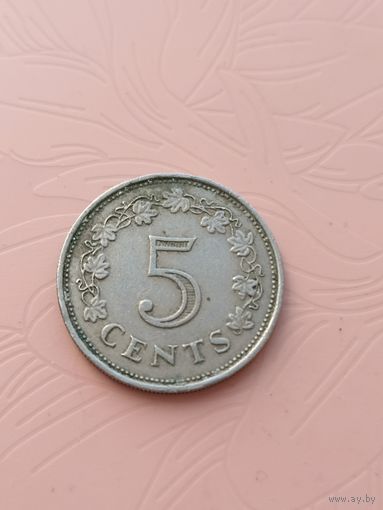 Мальта 5 центов 1972г(2)