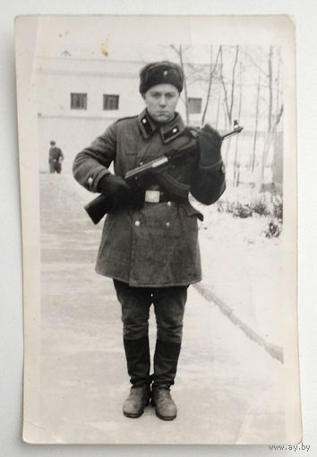 Фото из СССР. Стоим на страже Родины. 1966 г. 9х14 см.