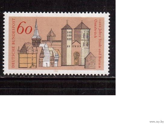 Германия(ФРГ)-1980,(Мих.1035), **, г.Оснабрюк
