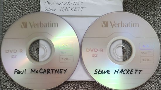 DVD MP3 дискография - Paul McCARTNEY (CD & Vinyl rip), Steve HACKETT - 2 DVD
