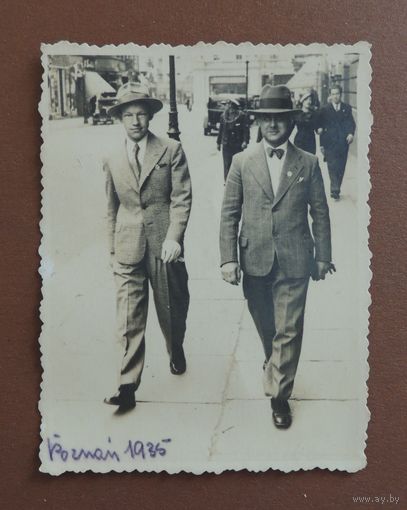 Фото "Джентльмены", Познань, 1935 г.