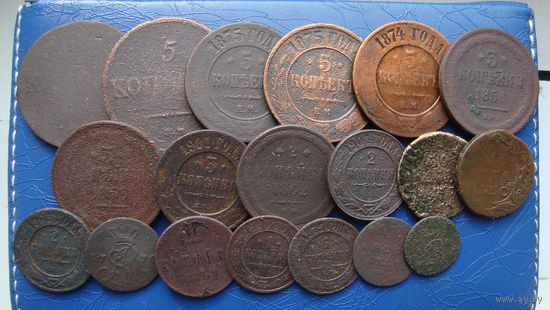 Сборный лот монет с рубля                                                                                            (3)