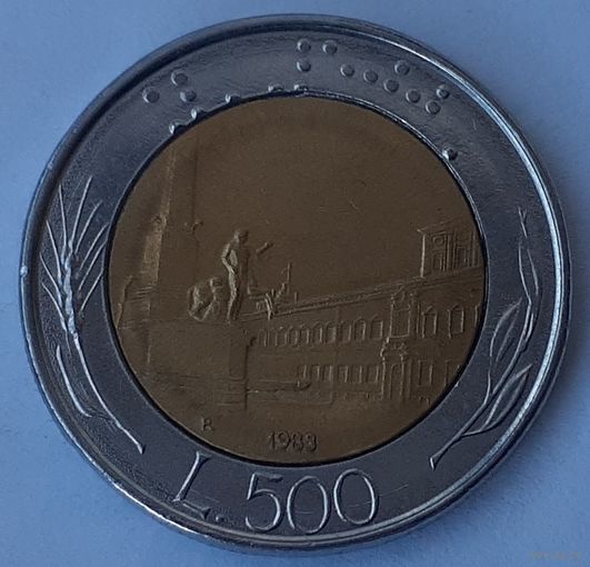 Италия 500 лир, 1983 (4-13-9)