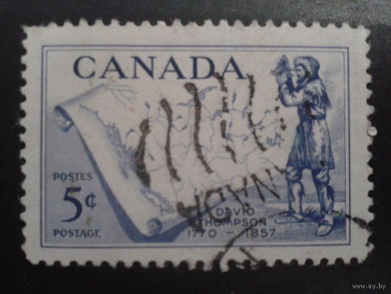 Канада 1957 географ, карта