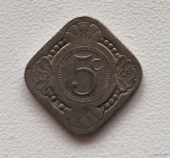 Кюрасао 5 центов, 1948. 4-4-10