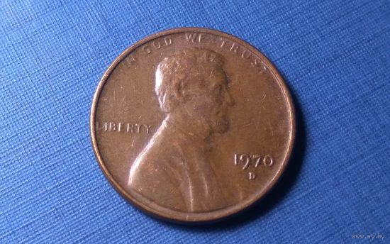 1 цент 1970 D. США.