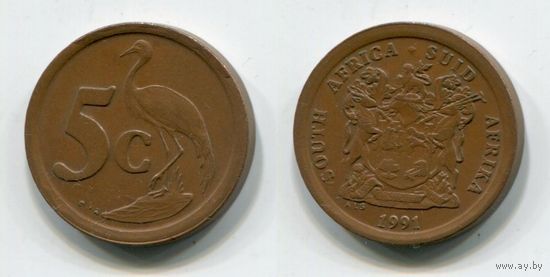 Южная Африка. 5 центов (1991)