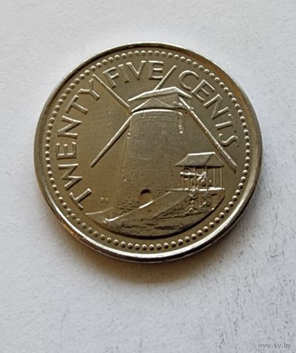 Барбадос 25 центов, 2008