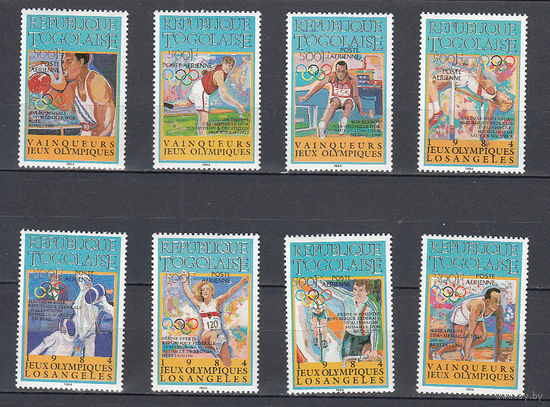 Спорт. Олимпийские игры. Того. 1984. 8 марок. Michel N 1776-1783 (130,0 е)