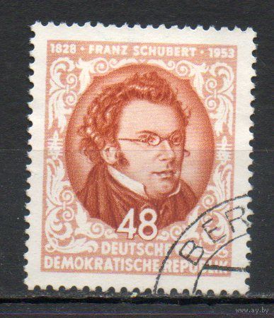 Знаменитые личности ГДР 1953 год серия из 1 марки