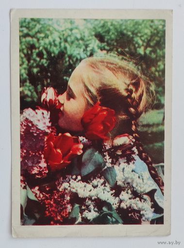 Почтовая карточка 1965 г. "Маме". Фото А. и М. Ананьиных.