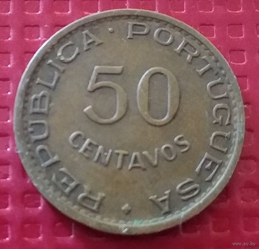 Португальский Мозамбик 50 сентаво 1974 г. #50429