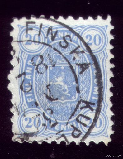 1 марка 1875 год Финляндия 16а