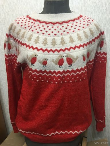 Пуловер свитер новогодний 48-52