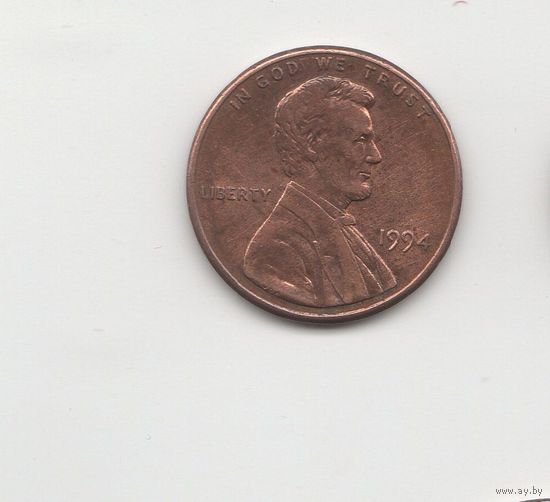 1 цент США 1994 б/б Лот 4682