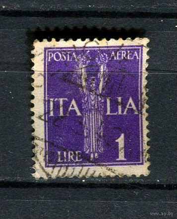 Королевство Италия - 1930 - Ангел 1L - [Mi.330] - 1 марка. Гашеная.  (Лот 46DR)