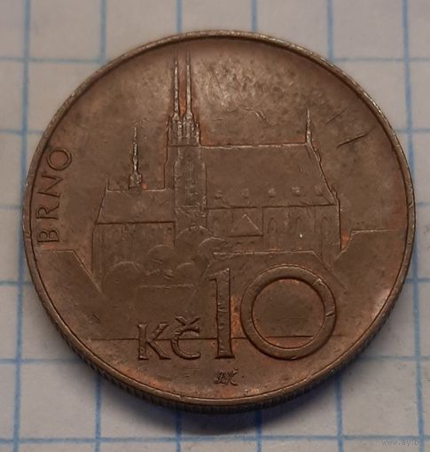 Чехия 10 крон 1995г.km4