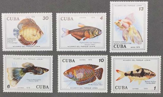Куба 1978г Рыбы