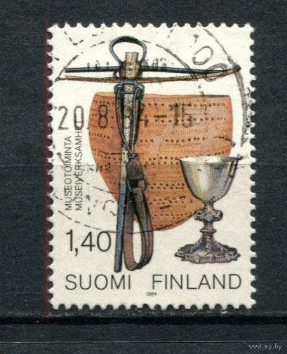 Финляндия - 1984 - 100-летие Национального музея - [Mi. 942] - полная серия - 1 марка. Гашеная.  (Лот 148BD)