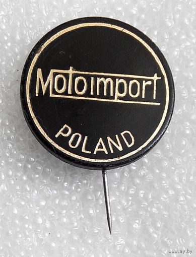 Знак с выставки. Moto Import. Poland. #0244