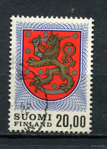 Финляндия - 1978 - Герб - [Mi. 823] - полная серия - 1 марка. Гашеная.  (Лот 165AX)