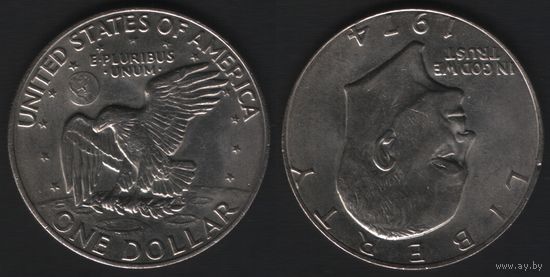США km203 1 доллар 1974 год (-) km203 (Cu-CuNi) (alb3