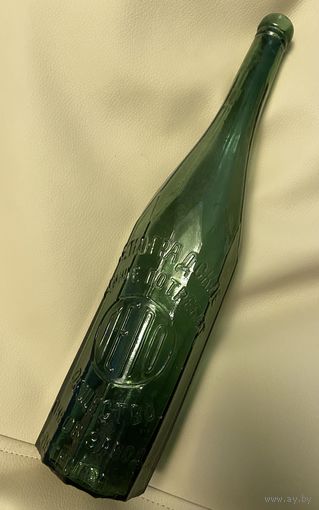 Пивная бутылка гранёная, ПЕПО(Петроград) с 1918 до 1924 года