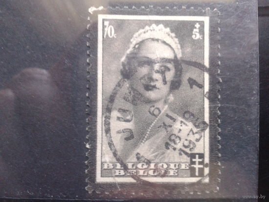 Бельгия 1935 Памяти королевы Астрид Траурная марка одиночка
